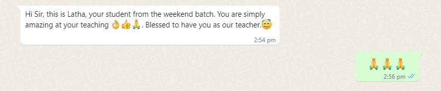 digital marketing internship 565 Testimonial