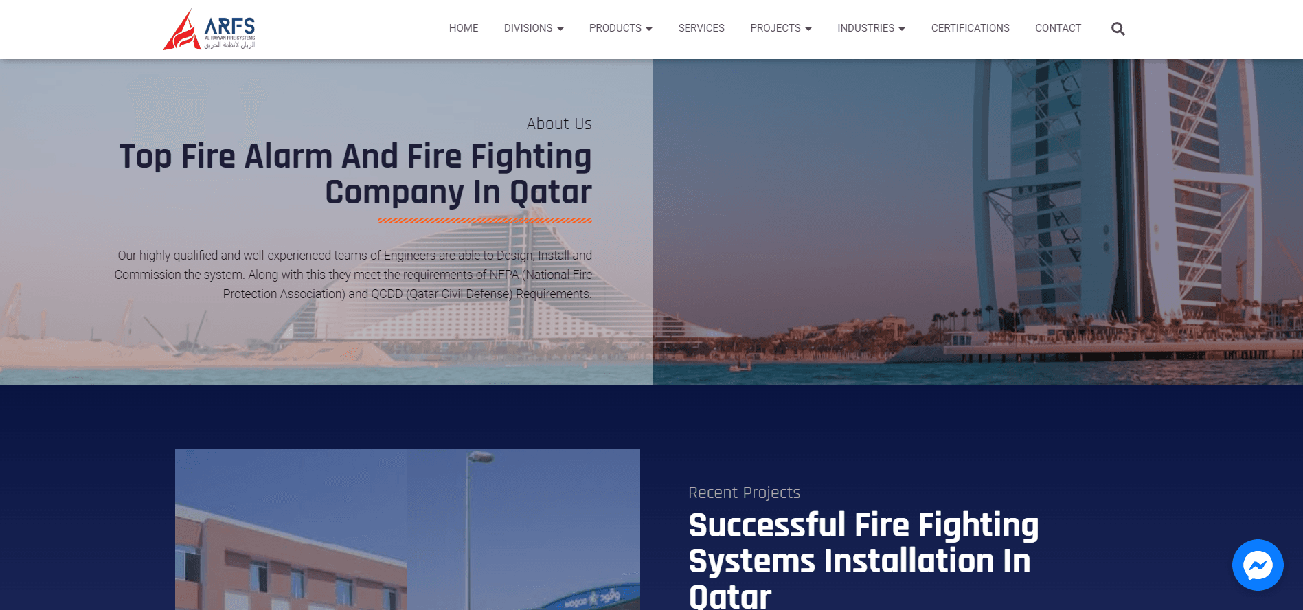AlRayyan Fire Systems Case Study Screenshot 2022 12 16 151541 AlRayyan Fire Systems