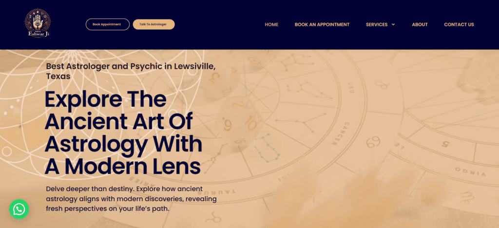 digital marketing portfolio eshwar Astrologer Eshwar